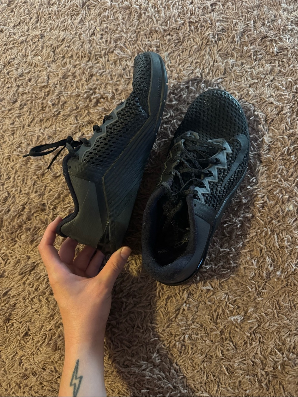 Nike Metcons - Men's Black Mesh Training Sneakers